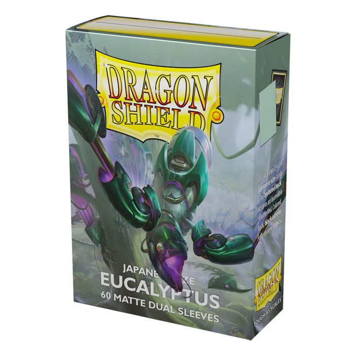 DRAGON SHIELD SLEEVES DUAL JAPANESE MATTE EUCALYPTUS - GamesLand Canada