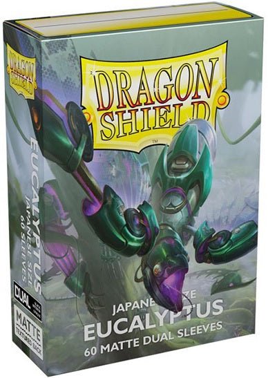 DRAGON SHIELD SLEEVES DUAL JAPANESE MATTE EUCALYPTUS - GamesLand Canada