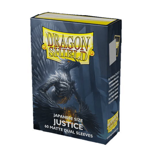DRAGON SHIELD SLEEVES DUAL JAPANESE MATTE JUSTICE (60) - GamesLand Canada