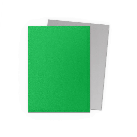 DRAGON SHIELD SLEEVES DUAL MATTE APPLE GREEN AND SILVER 100CT - GamesLand Canada