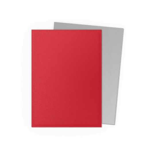 DRAGON SHIELD SLEEVES DUAL MATTE CRIMSON AND SILVER 100CT - GamesLand Canada