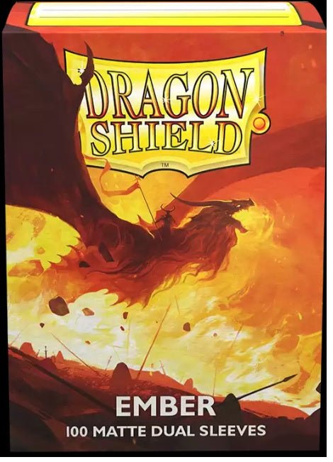 DRAGON SHIELD SLEEVES DUAL MATTE EMBER 100CT - GamesLand Canada