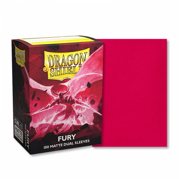 DRAGON SHIELD SLEEVES DUAL MATTE FURY 100CT - GamesLand Canada
