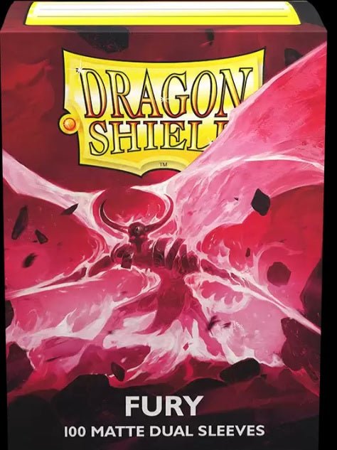 DRAGON SHIELD SLEEVES DUAL MATTE FURY 100CT - GamesLand Canada