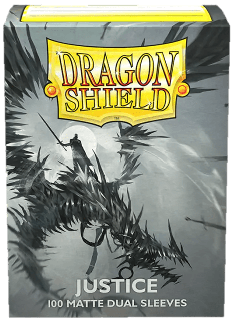 DRAGON SHIELD SLEEVES DUAL MATTE JUSTICE 100CT - GamesLand Canada