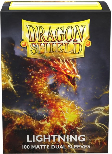 DRAGON SHIELD SLEEVES DUAL MATTE LIGHTNING 100CT - GamesLand Canada