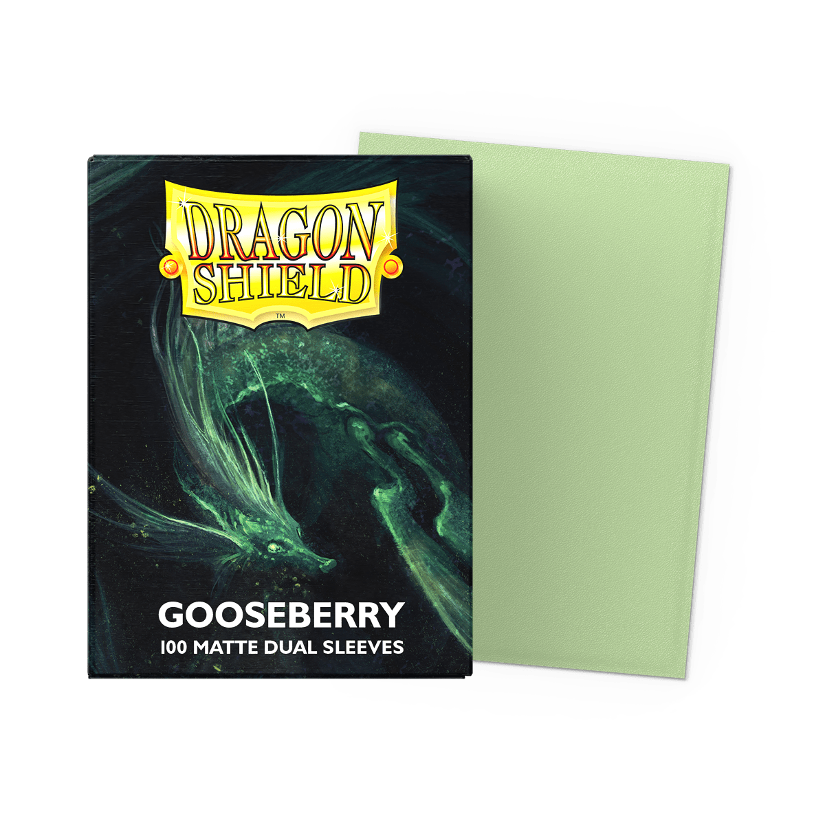 DRAGON SHIELD SLEEVES DUAL MATTE PASTELS GOOSEBERRY 100CT - GamesLand Canada