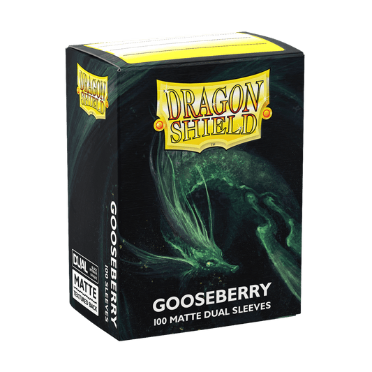 DRAGON SHIELD SLEEVES DUAL MATTE PASTELS GOOSEBERRY 100CT - GamesLand Canada
