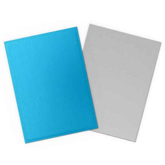 DRAGON SHIELD SLEEVES DUAL MATTE SKY BLUE AND SILVER 100CT - GamesLand Canada