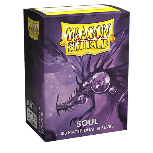DRAGON SHIELD SLEEVES DUAL MATTE SOUL 100CT - GamesLand Canada