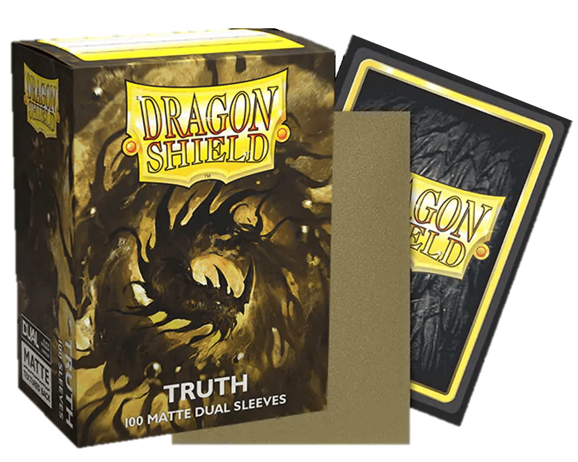 DRAGON SHIELD SLEEVES DUAL MATTE TRUTH 100CT - GamesLand Canada