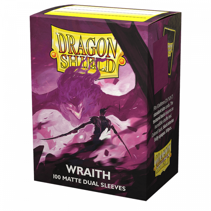 DRAGON SHIELD SLEEVES DUAL MATTE WRAITH 100CT - GamesLand Canada