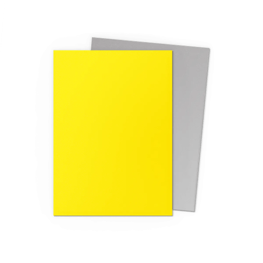 DRAGON SHIELD SLEEVES DUAL MATTE YELLOW AND SILVER 100CT - GamesLand Canada