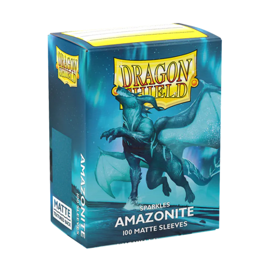 DRAGON SHIELD SLEEVES MATTE AMAZONITE 100CT - GamesLand Canada