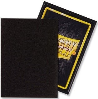 DRAGON SHIELD SLEEVES MATTE BLACK 100CT - GamesLand Canada