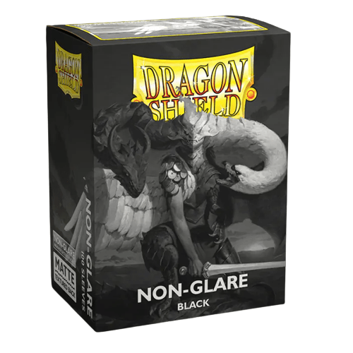 DRAGON SHIELD SLEEVES MATTE BLACK V2 NON - GLARE - GamesLand Canada