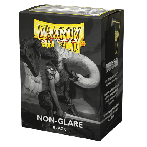 DRAGON SHIELD SLEEVES MATTE BLACK V2 NON - GLARE - GamesLand Canada