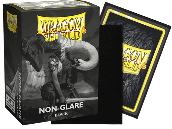 DRAGON SHIELD SLEEVES MATTE BLACK V2 NON - GLARE - GamesLand Canada
