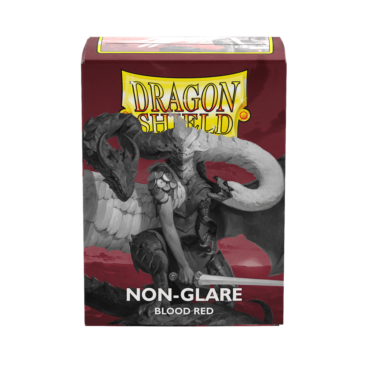 DRAGON SHIELD SLEEVES MATTE BLOOD RED NON - GLARE 100CT - GamesLand Canada