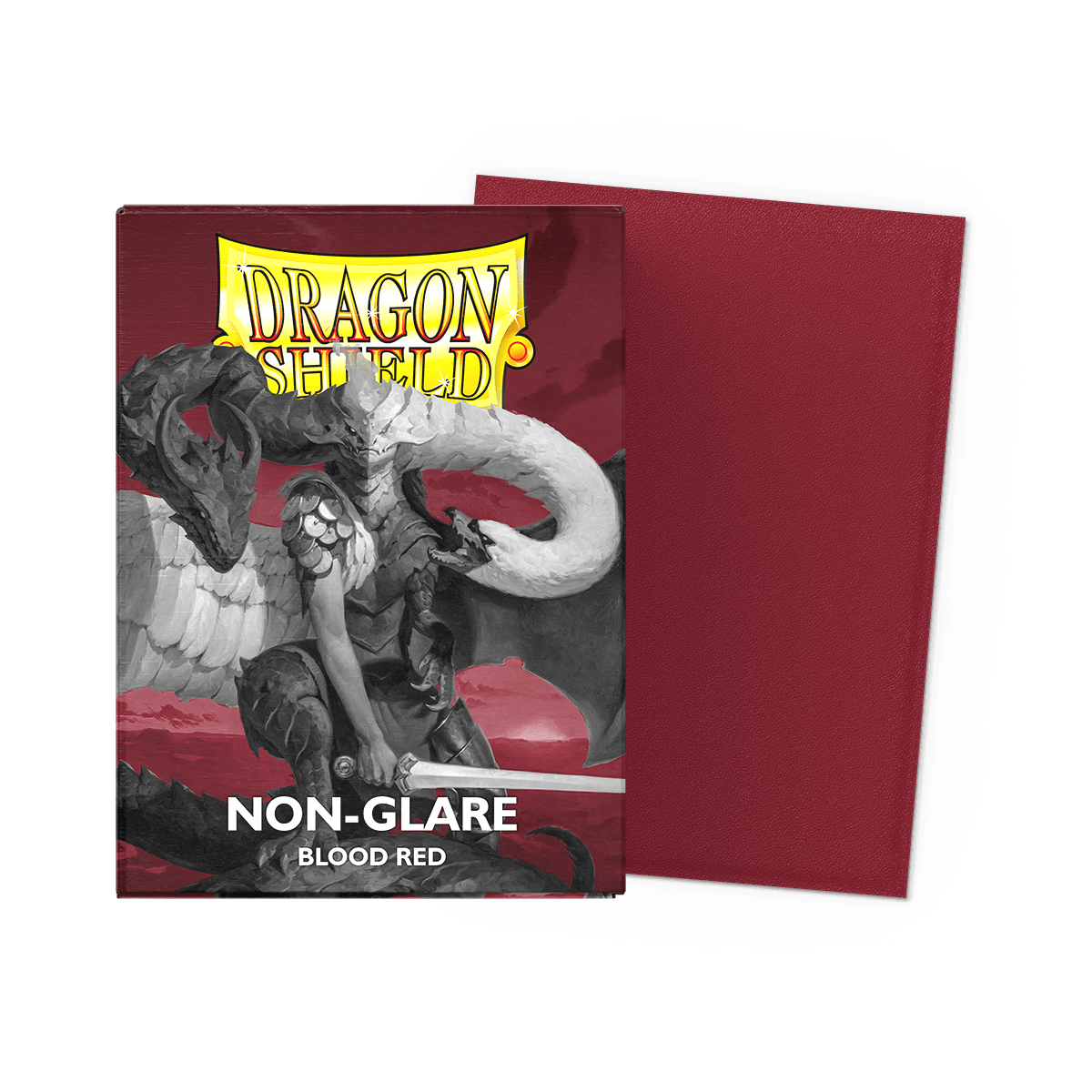 DRAGON SHIELD SLEEVES MATTE BLOOD RED NON - GLARE 100CT - GamesLand Canada