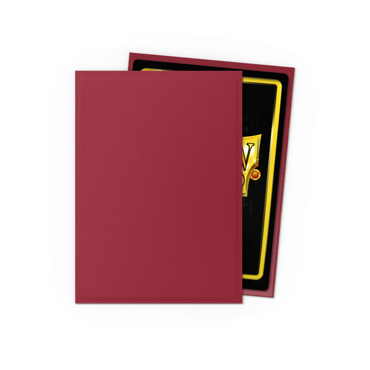 DRAGON SHIELD SLEEVES MATTE BLOOD RED NON - GLARE 100CT - GamesLand Canada