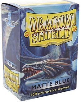 DRAGON SHIELD SLEEVES MATTE BLUE 100CT - GamesLand Canada