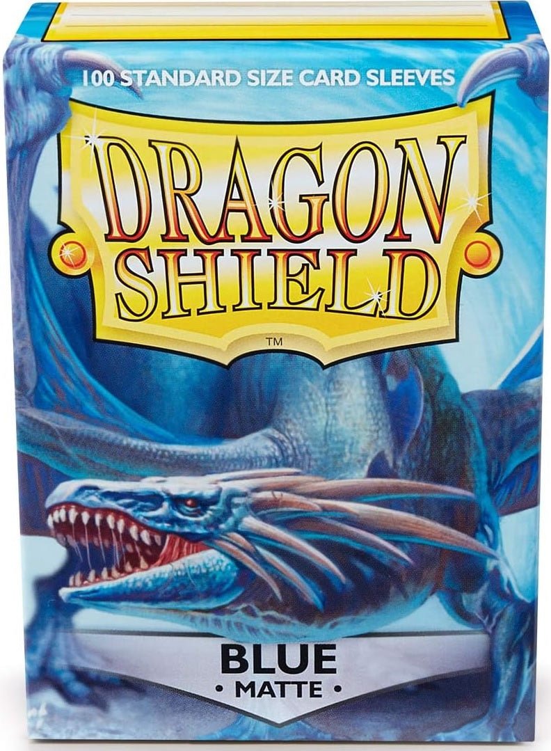 DRAGON SHIELD SLEEVES MATTE BLUE 100CT - GamesLand Canada