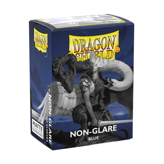 DRAGON SHIELD SLEEVES MATTE BLUE NON - GLARE 100CT - GamesLand Canada
