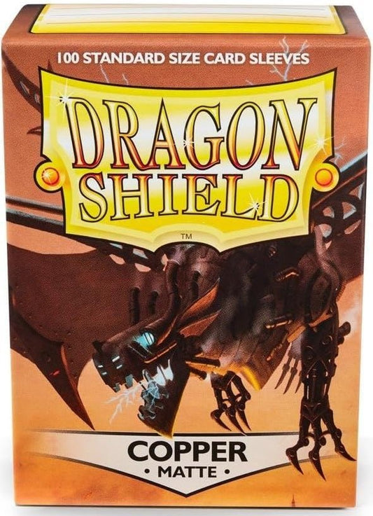 DRAGON SHIELD SLEEVES MATTE COPPER 100CT - GamesLand Canada