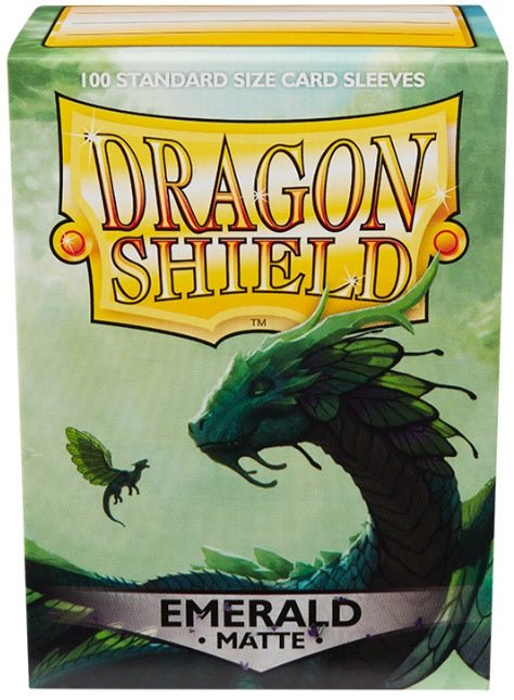 DRAGON SHIELD SLEEVES MATTE EMERALD 100CT - GamesLand Canada