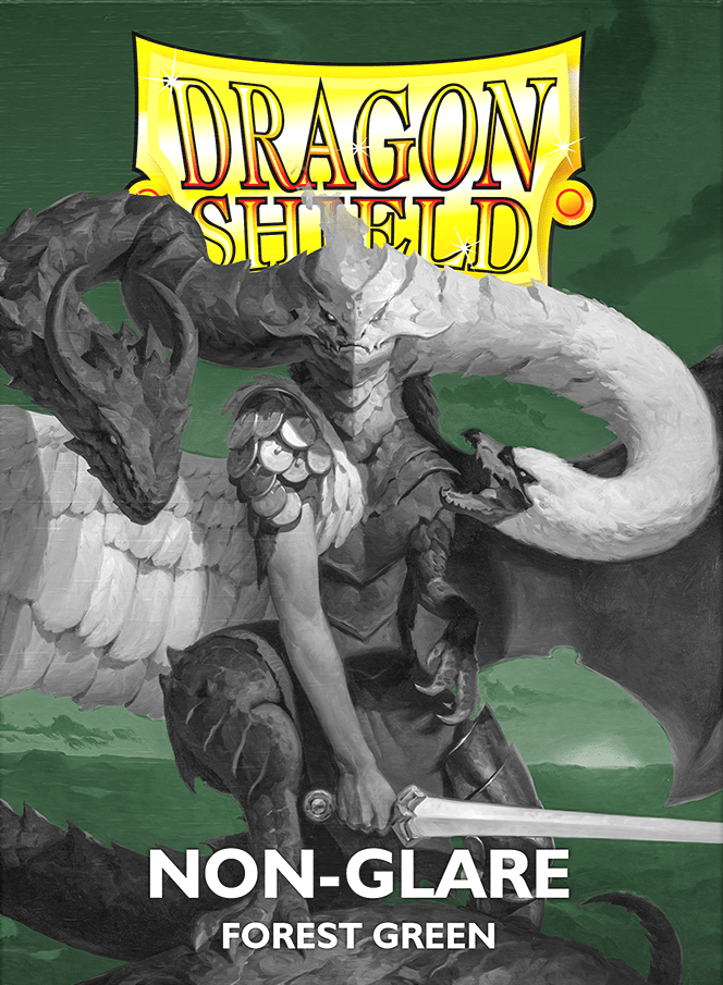 DRAGON SHIELD SLEEVES MATTE FOREST GREEN NON - GLARE 100CT - GamesLand Canada