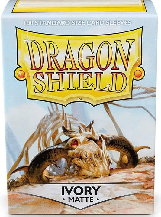 DRAGON SHIELD SLEEVES MATTE IVORY 100CT - GamesLand Canada