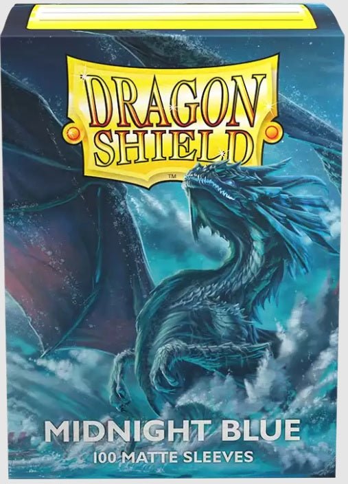 DRAGON SHIELD SLEEVES MATTE MIDNIGHT BLUE 100CT - GamesLand Canada