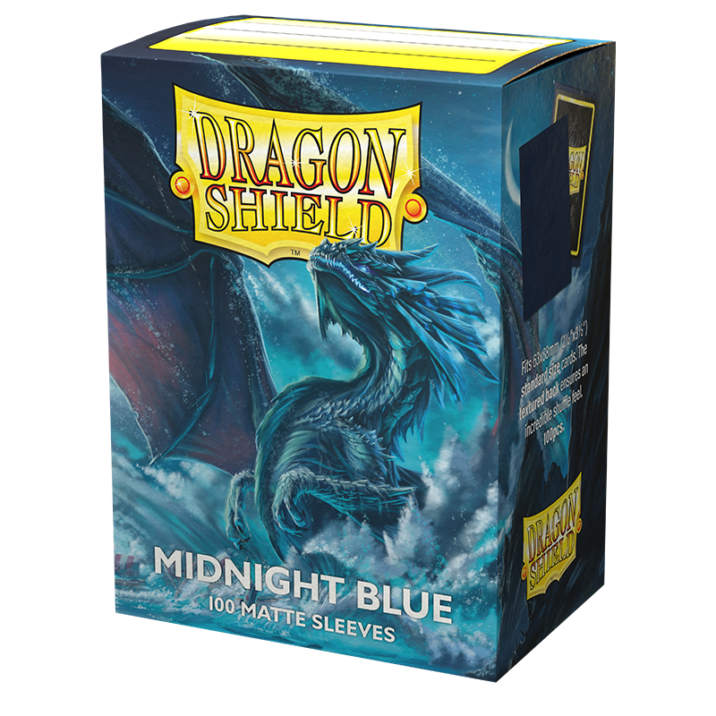 DRAGON SHIELD SLEEVES MATTE MIDNIGHT BLUE 100CT - GamesLand Canada