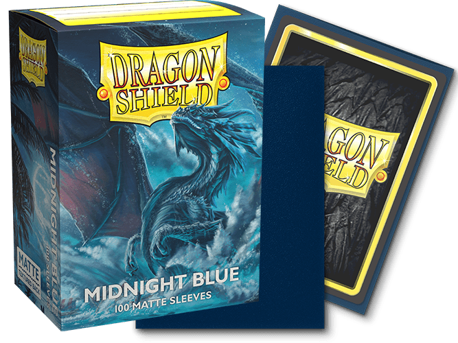 DRAGON SHIELD SLEEVES MATTE MIDNIGHT BLUE 100CT - GamesLand Canada