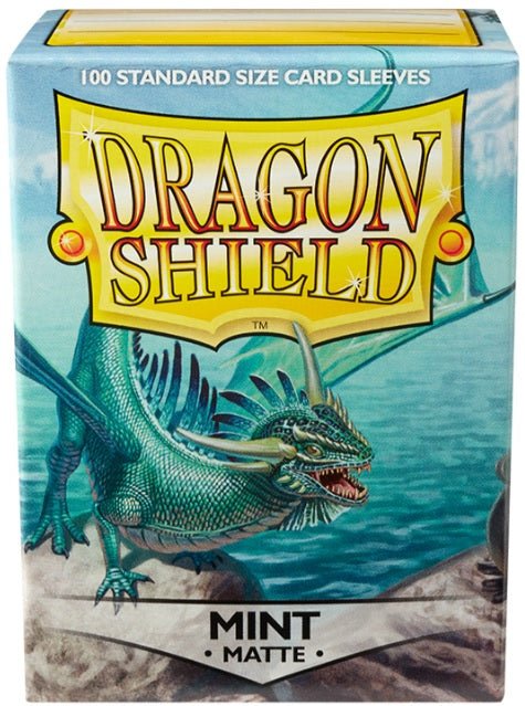 DRAGON SHIELD SLEEVES MATTE MINT 100CT - GamesLand Canada