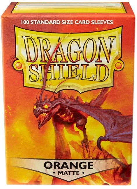 DRAGON SHIELD SLEEVES MATTE ORANGE 100CT - GamesLand Canada