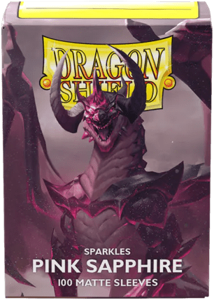 DRAGON SHIELD SLEEVES MATTE PINK SAPPHIRE 100CT - GamesLand Canada