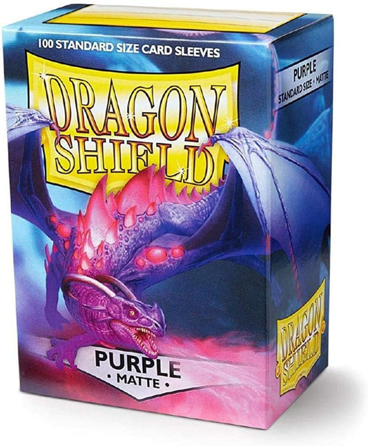 DRAGON SHIELD SLEEVES MATTE PURPLE 100CT - GamesLand Canada