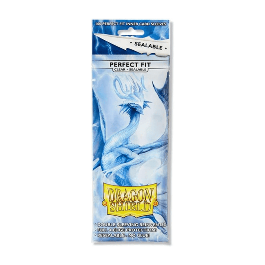 DRAGON SHIELD SLEEVES PERFECT FIT SEALABLE CLEAR - GamesLand Canada
