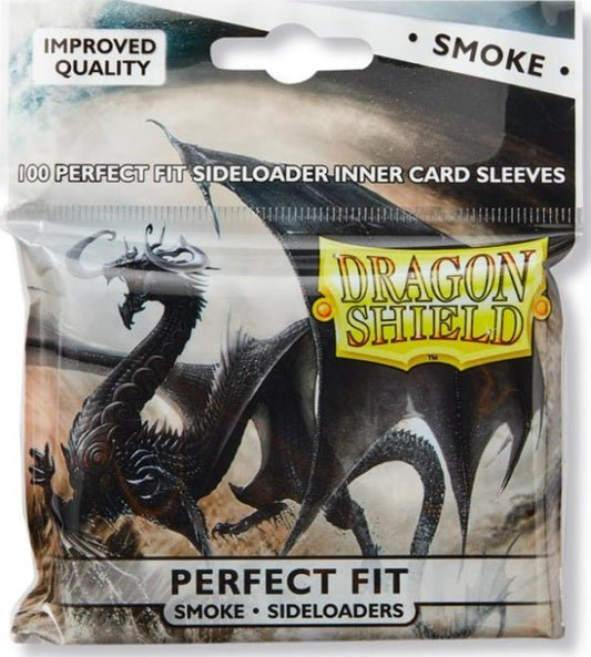 DRAGON SHIELD SLEEVES PERFECT FIT SIDELOADER SMOKE - GamesLand Canada