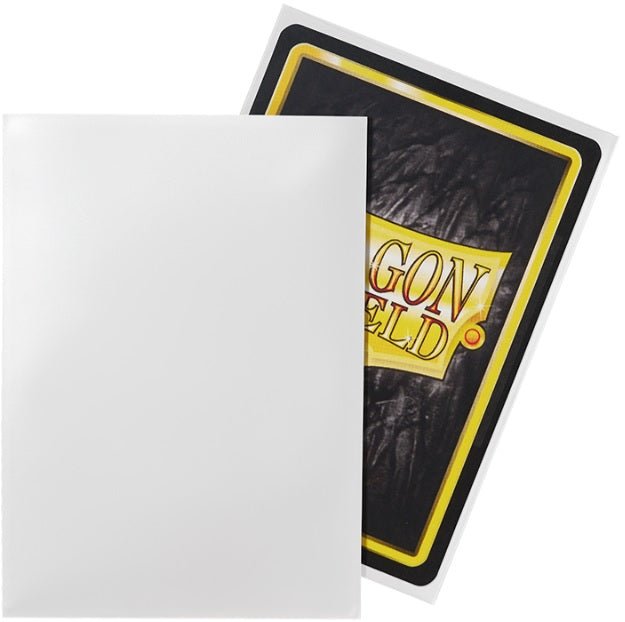 DRAGON SHIELD SLEEVES WHITE 100CT - GamesLand Canada