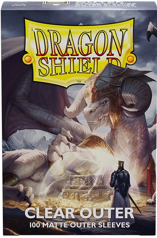 DRAGON SHIELD STANDARD SLEEVES OUTER MATTE CLEAR - GamesLand Canada