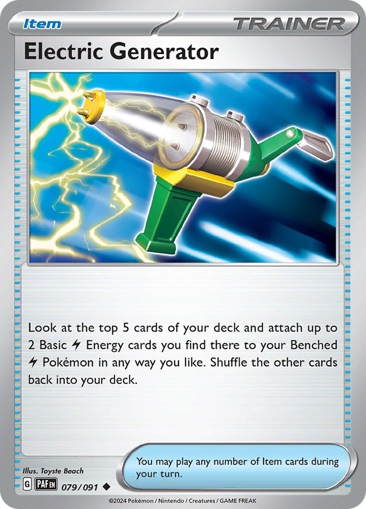 Electric Generator (079/091) (SV: Paldean Fates) (PAF) - GamesLand Canada