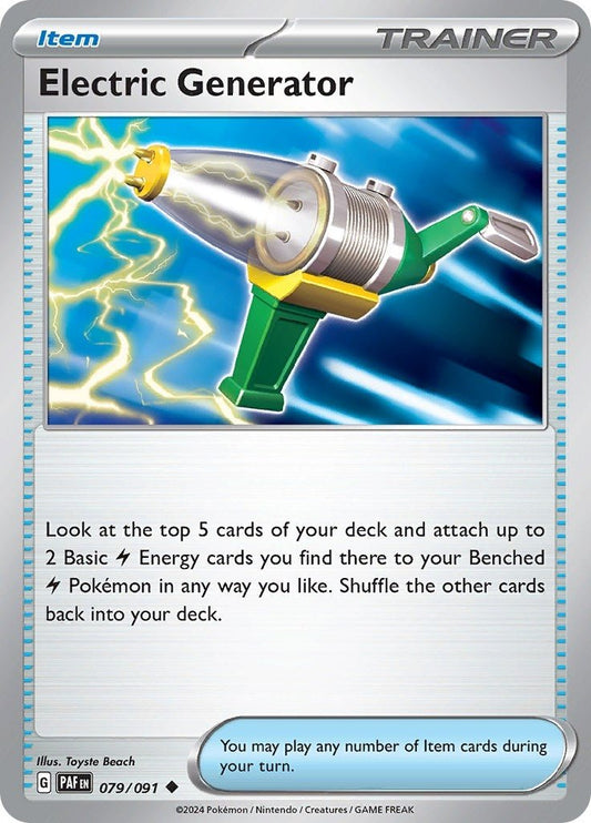 Electric Generator (079/091) (SV: Paldean Fates) (PAF) - GamesLand Canada