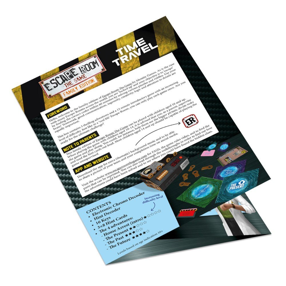 ESCAPE ROOM THE GAME FAMILY EDITION 2 - TIME TRAVEL - GamesLand Canada