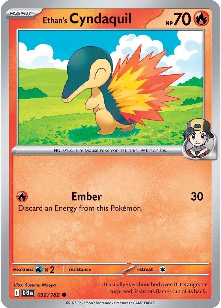 Ethan's Cyndaquil (032/182) (SV10: Destined Rivals) (DRI) - GamesLand Canada