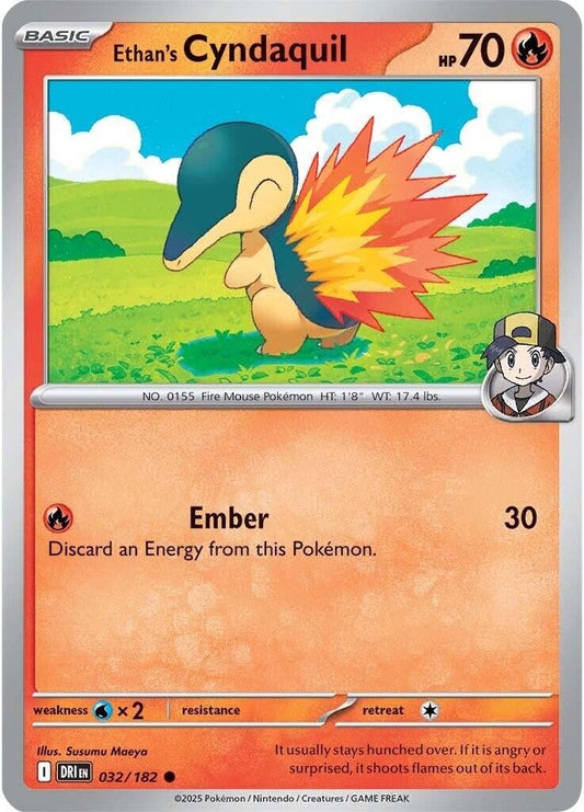 Ethan's Cyndaquil (032/182) (SV10: Destined Rivals) (DRI) - GamesLand Canada