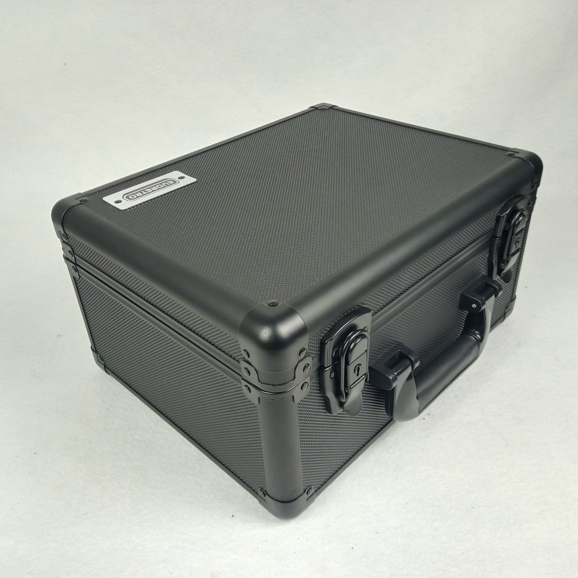 EVORETRO GRADED CARD STORAGE BOX HEAVY DUTY 3 ROWS BLACK ALUMINUM - GamesLand Canada