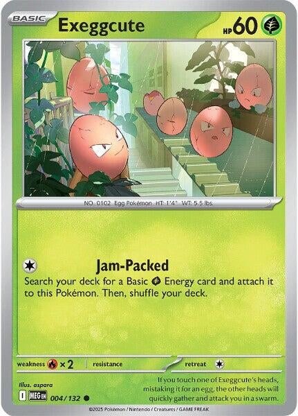 Exeggcute (004/132) (ME01: Mega Evolution) (MEG) - GamesLand Canada